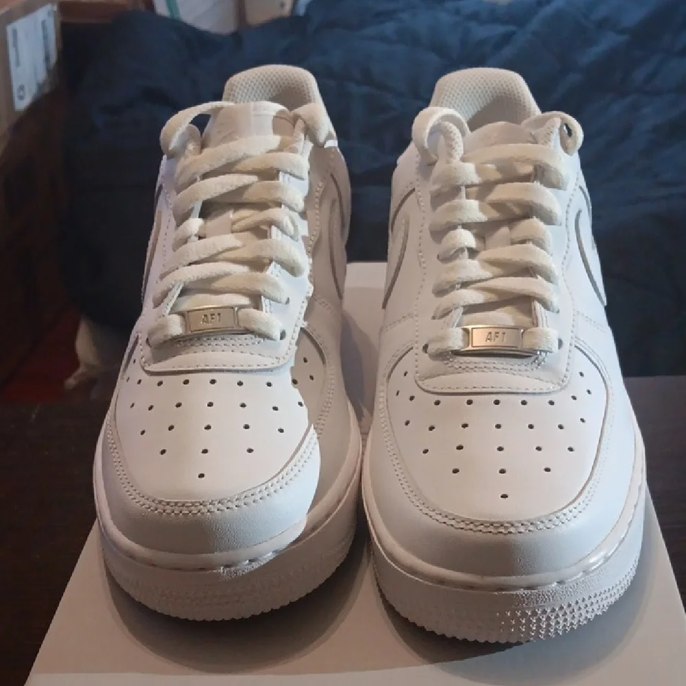 Travis Scott Nike Air Force 1 Low '07 White Cactus Jack Utopia Edition Women 8.5 - Picture 4 of 10